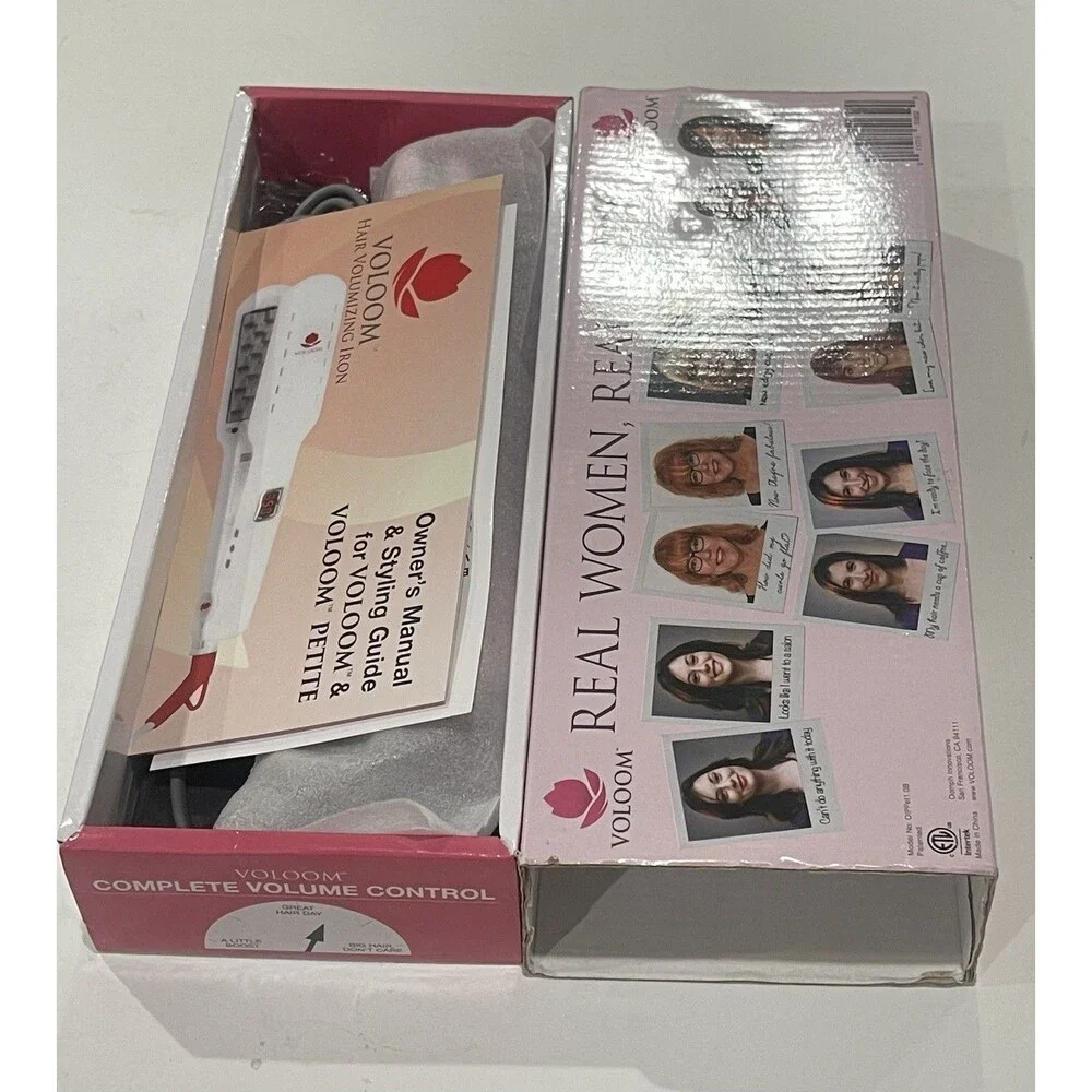 VOLOOM OIPW15 Volumizing Hair Iron - Pink